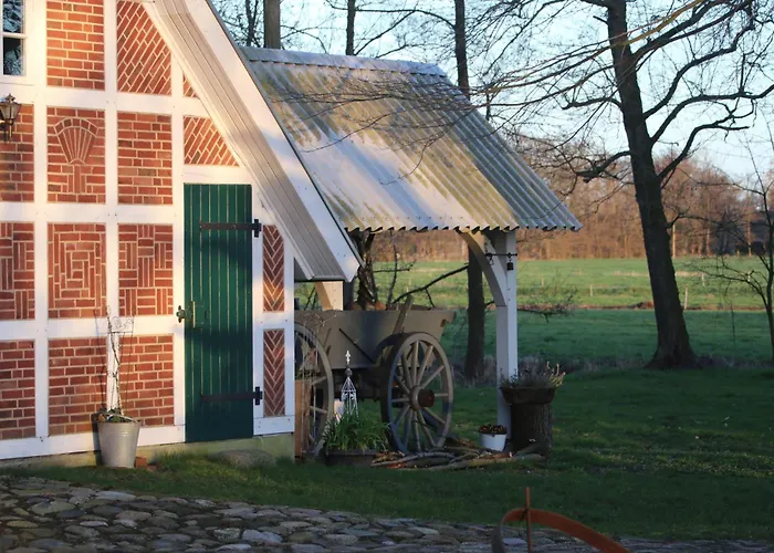 Erlenhof-steinau-fachwerkhaus-mit-reetdach Dom wakacyjny